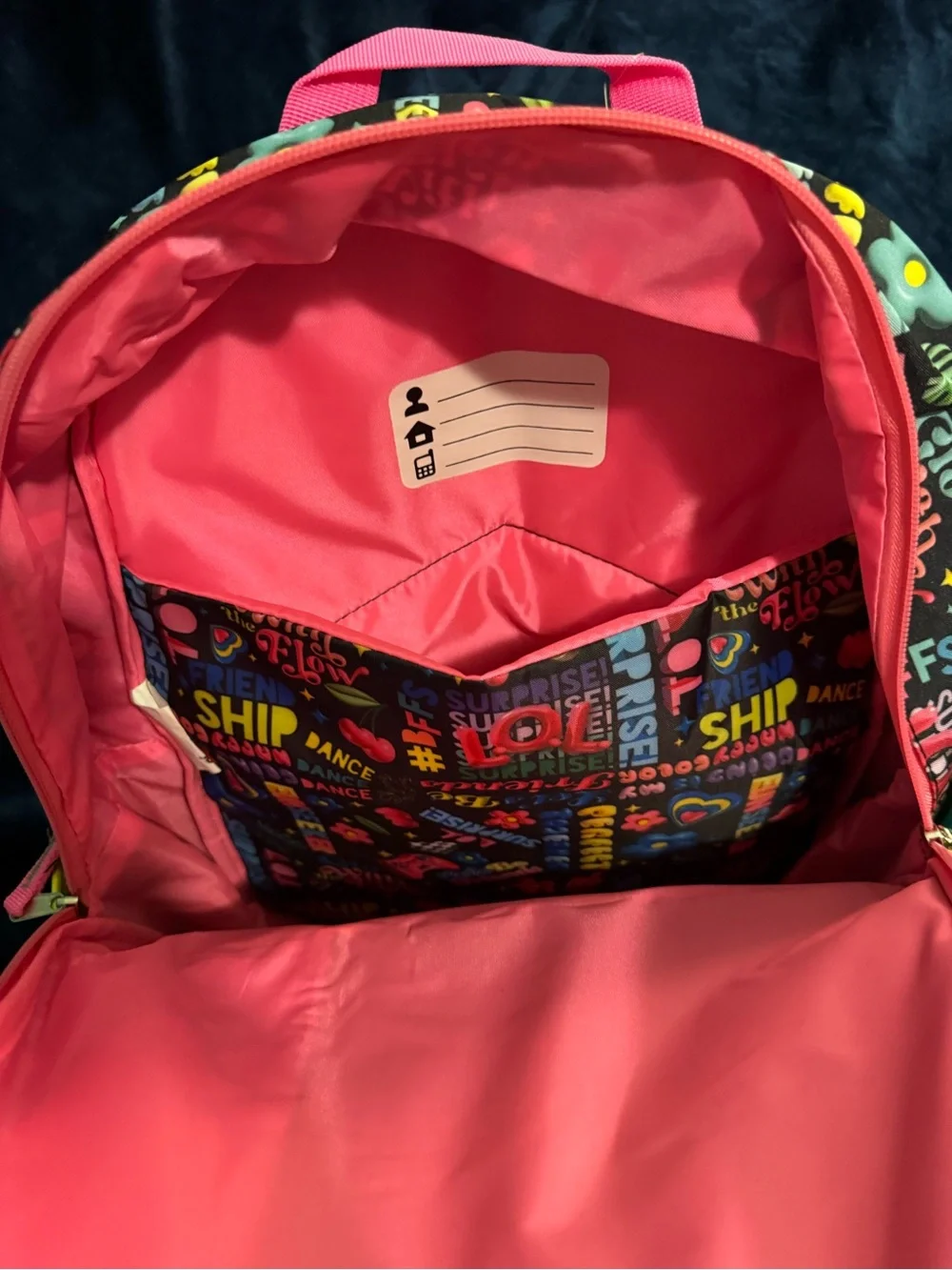 L.O.L. Surprise! Kids Pink Multi-Character Backpack Brand New Back to School
